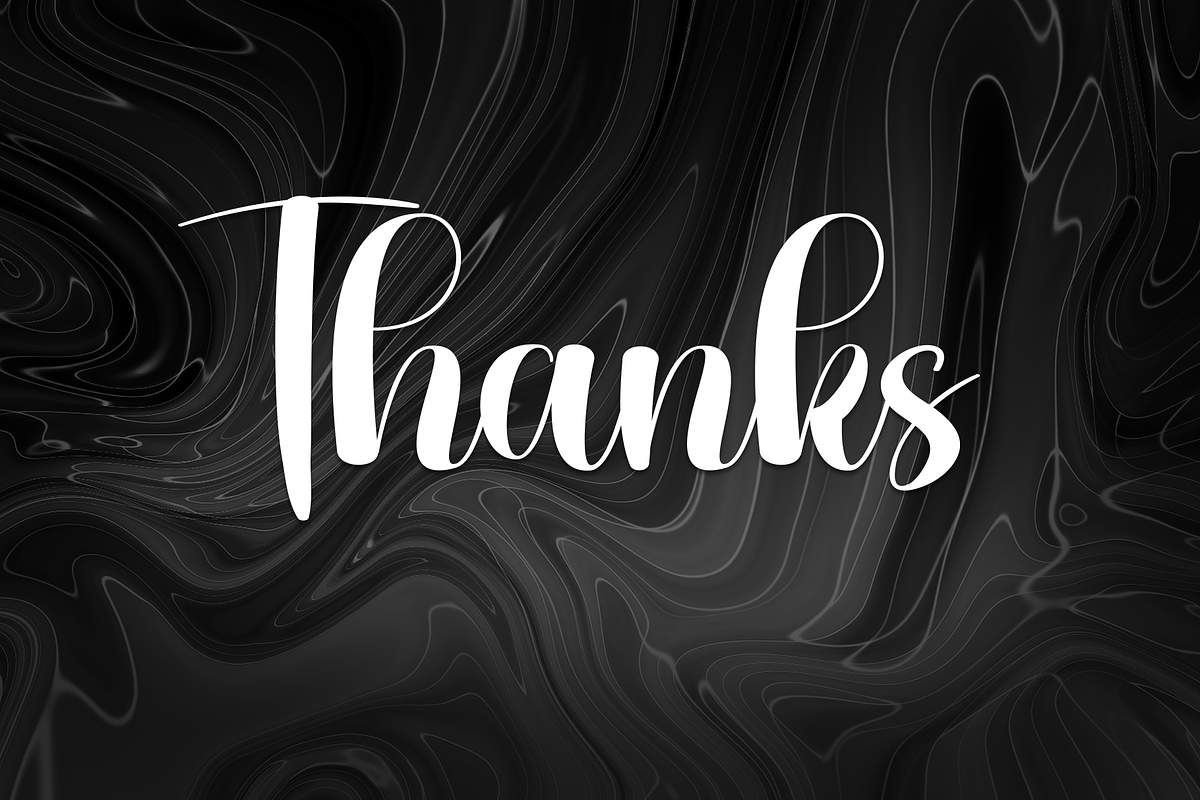 Black Pattern | Script Font, a Handwritten Font by Scratchones (Photo 9 of 9)