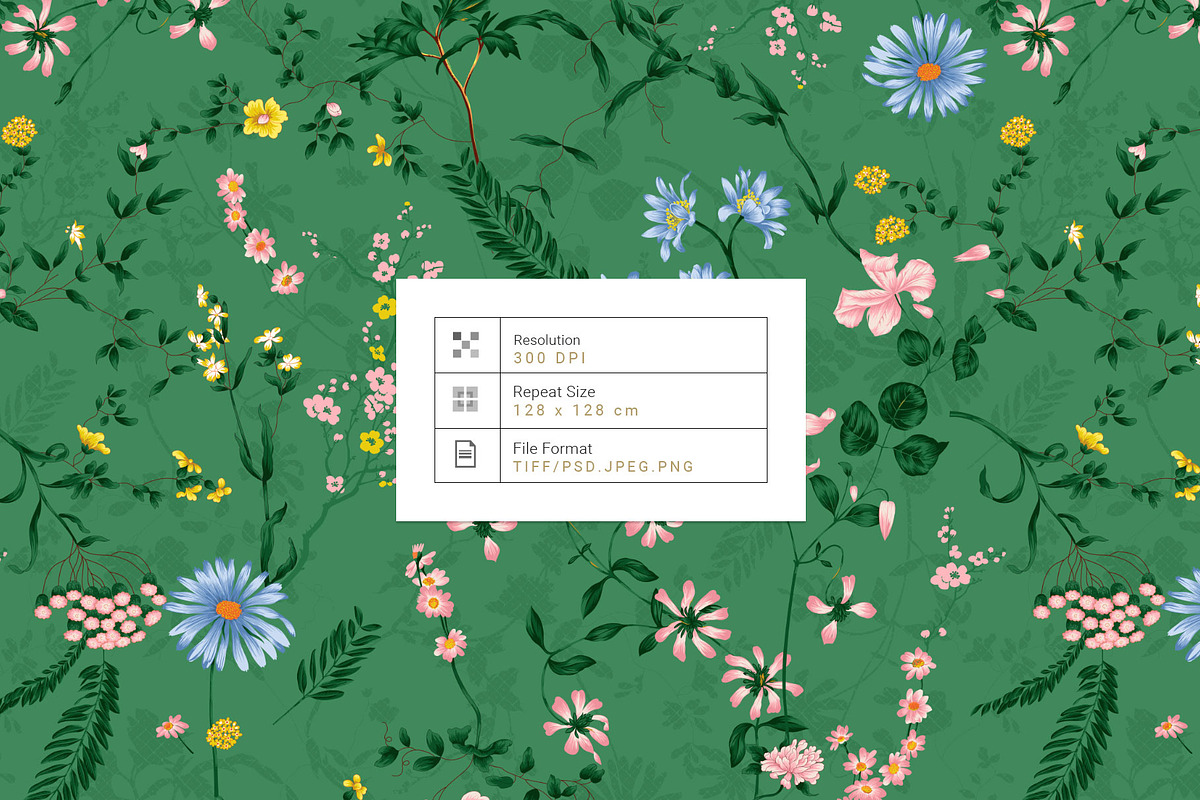 Fleurs Exquises, Hand made Prints!, a Pattern Graphic by TSTUDIO (Photo 6 of 18)