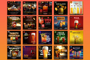 Happy Hour Social Media Post - PSD, a Social Media Template by Allies Interactive (Thumbnail 2 of 4)