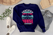 Nurse Assistant Shirt Design, a Graphic by Vector Portal (Thumbnail 3 of 6)