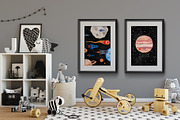 We are not alone. Space Collection, a Transportation Illustration by Annakniaz (Thumbnail 10 of 11)