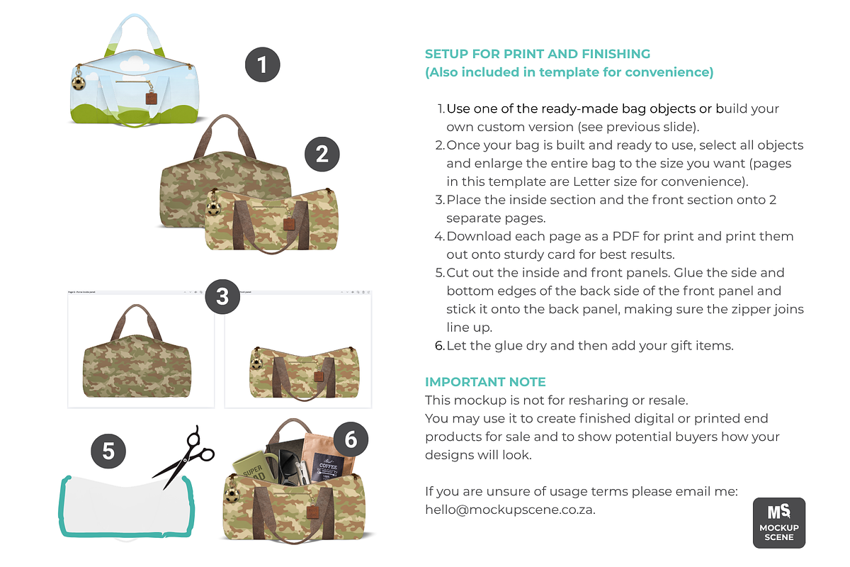 Sports Bag Builder Canva Mockup, a Packaging Mockup by Mockup Scene (Photo 5 of 10)