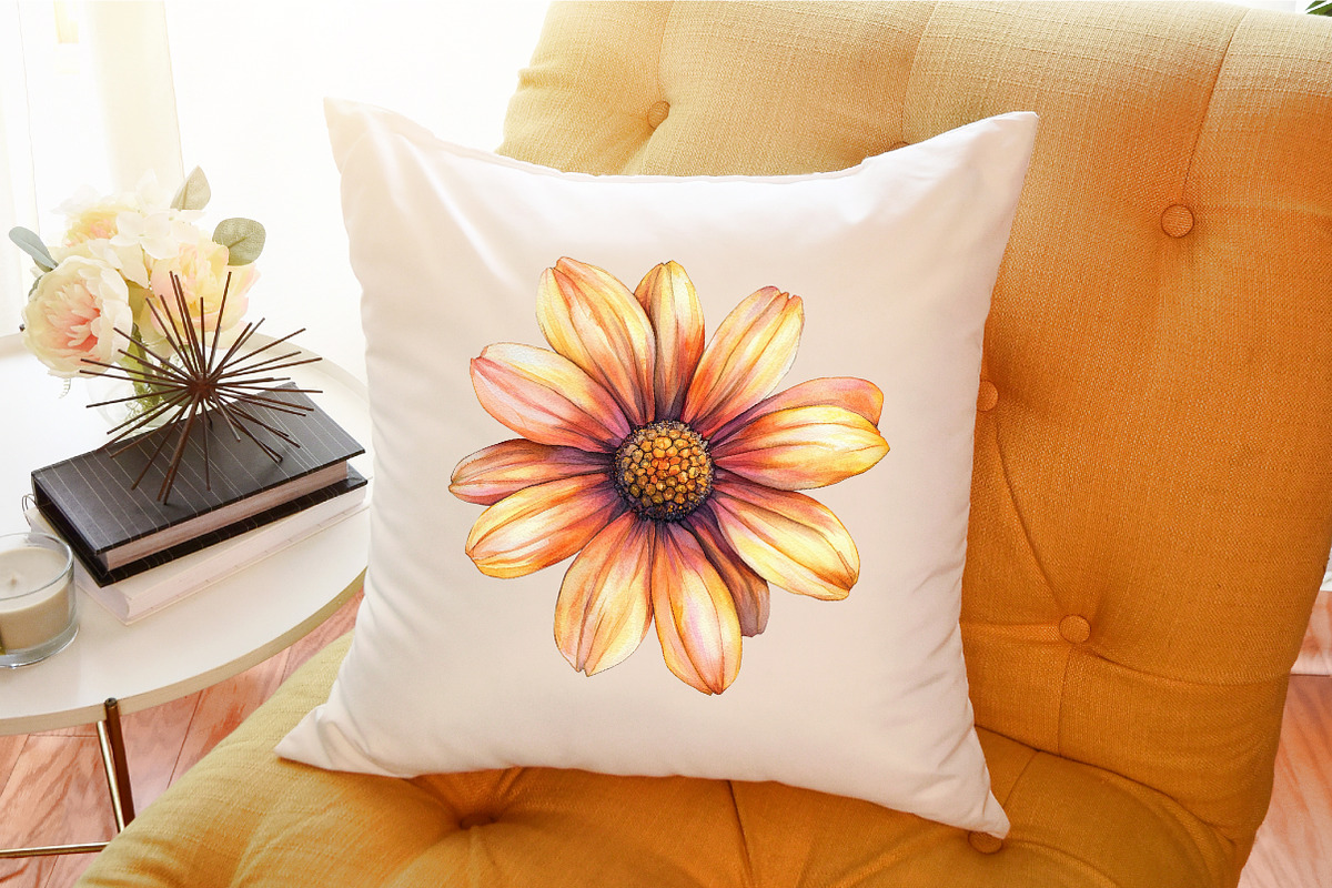 Sunset Fall Flowers Clipart Collecti, an Illustration by Sublimation Artist (Photo 6 of 6)