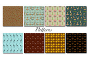 Watercolor Giraffes, an Animal Illustration by IrynaPanashii (Thumbnail 4 of 9)