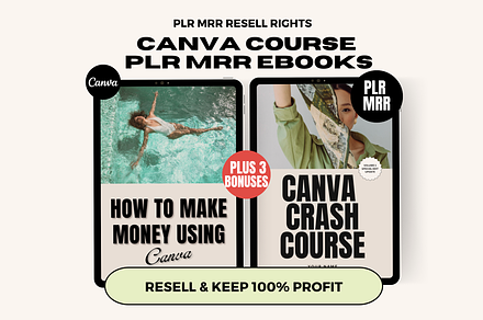 MRR PLR Canva Training Course, a Marketing Template by The Thrive Society