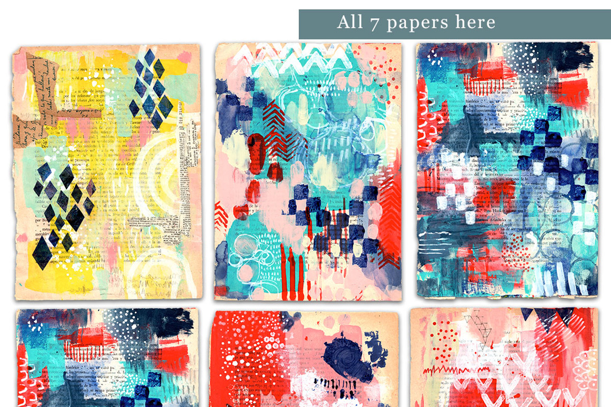 Mixed Media Papers:Abstract Textures, a Texture Graphic by happychinchilla (Photo 5 of 5)