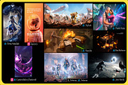 240+ Magic Hieroglyph Overlay Effect, an Object Graphic by Mikel Blazgad (Thumbnail 14 of 16)