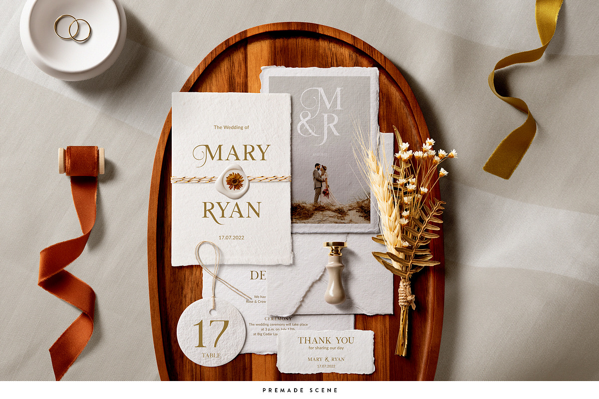 NEW Wedding Moodboard Scene Creator, a Product Mockup by Ruby&Heart Collective (Photo 2 of 18)