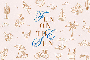 Fun On The Sun Summer Collection, an Illustration by Anna