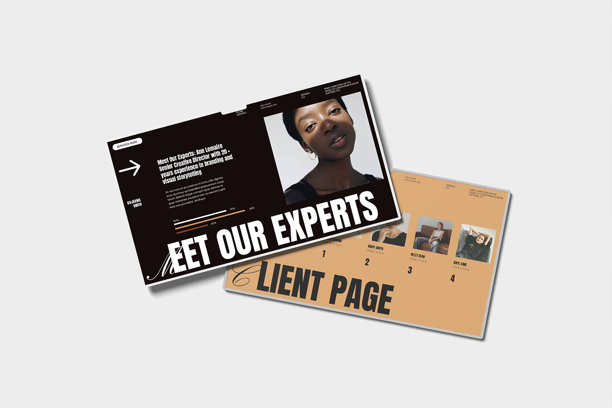 Services Guide Presentation Template preview 3