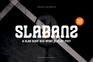 Slabanz - Slab Serif & Sport Font