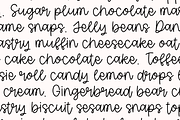 Sweet Little Moments, a Script Font by Sofia Skoog (Thumbnail 2 of 10)