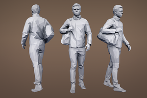 Lowpoly People Casual Pack Volume 2