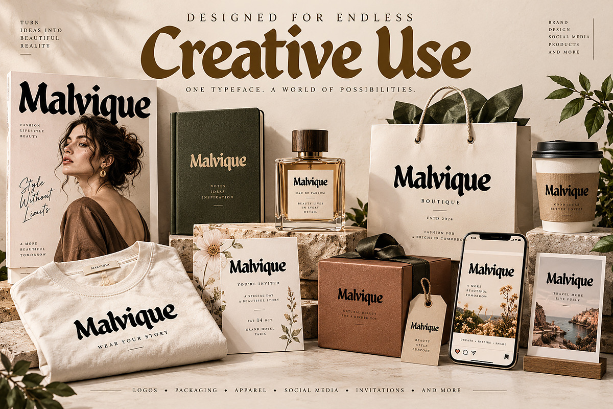 Bold Display / Expressive / Elegant, a Serif Font by Wow Magic (Photo 2 of 5)