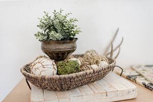 Rustic Home Decor - Styled - White