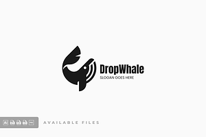 Whale Silhouette Logo, a Branding & Logo Template by ivan_artnivora