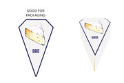 BRIE CAMEMBERT CHEESE WATERCOLOR, a Food Illustration by wedraw (Thumbnail 6 of 7)