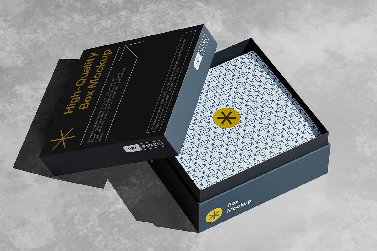 Premium Box Mockup, a Packaging Mockup by Alolieli Studio (Photo 3 of 5)