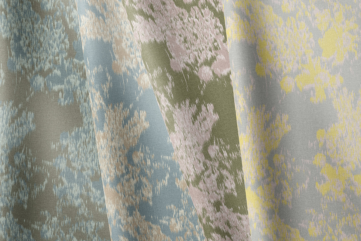 Ikat Floral Seamless Pattern, a Pattern Graphic by JESSIE BLOOM STUDIO (Photo 1 of 4)