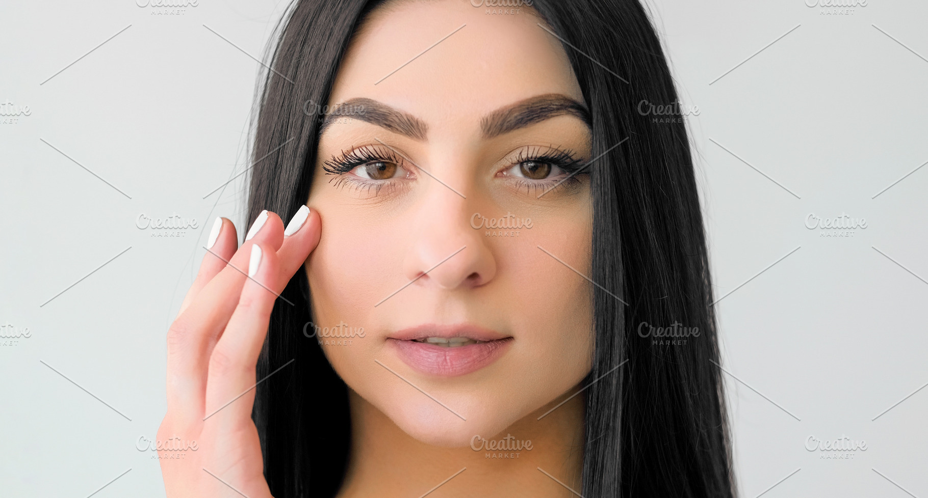 Wellness portrait flawless face woman skin facial, a Person Photo by Photo Drive Studio