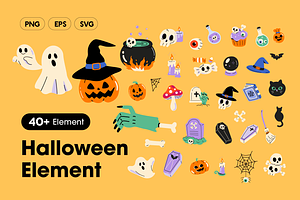 Halloween Element Set