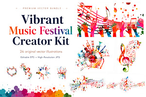 Music Festival Vector Bundle