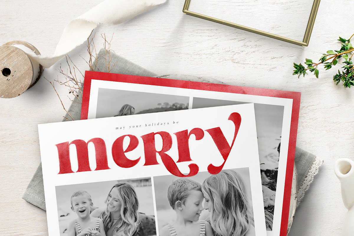Christmas Card Templates 2022, a Card Template by 7th Avenue Designs (Photo 10 of 21)