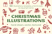 Christmas Illustrations, an Object Illustration by sophinka design (Thumbnail 1 of 15)