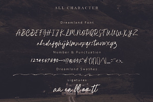 Dreamland Brush Font