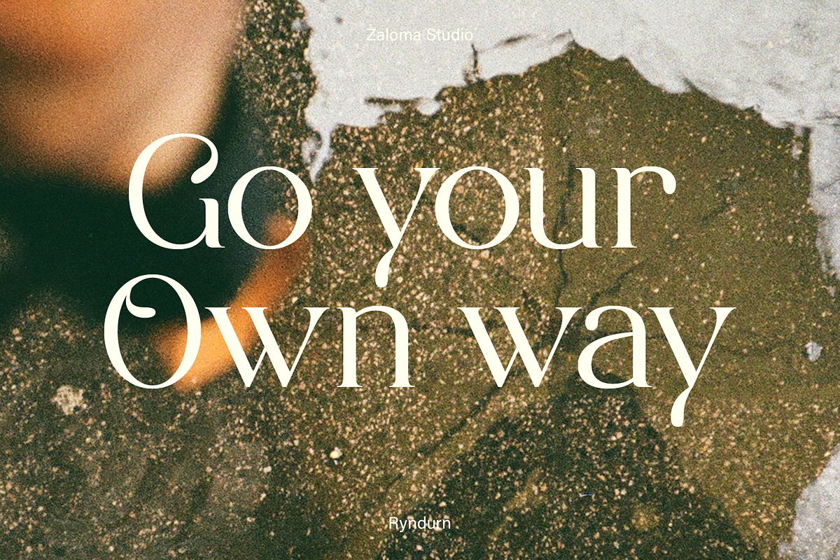 Ryndurn, a Serif Font by Zaloma Studio (Photo 2 of 20)