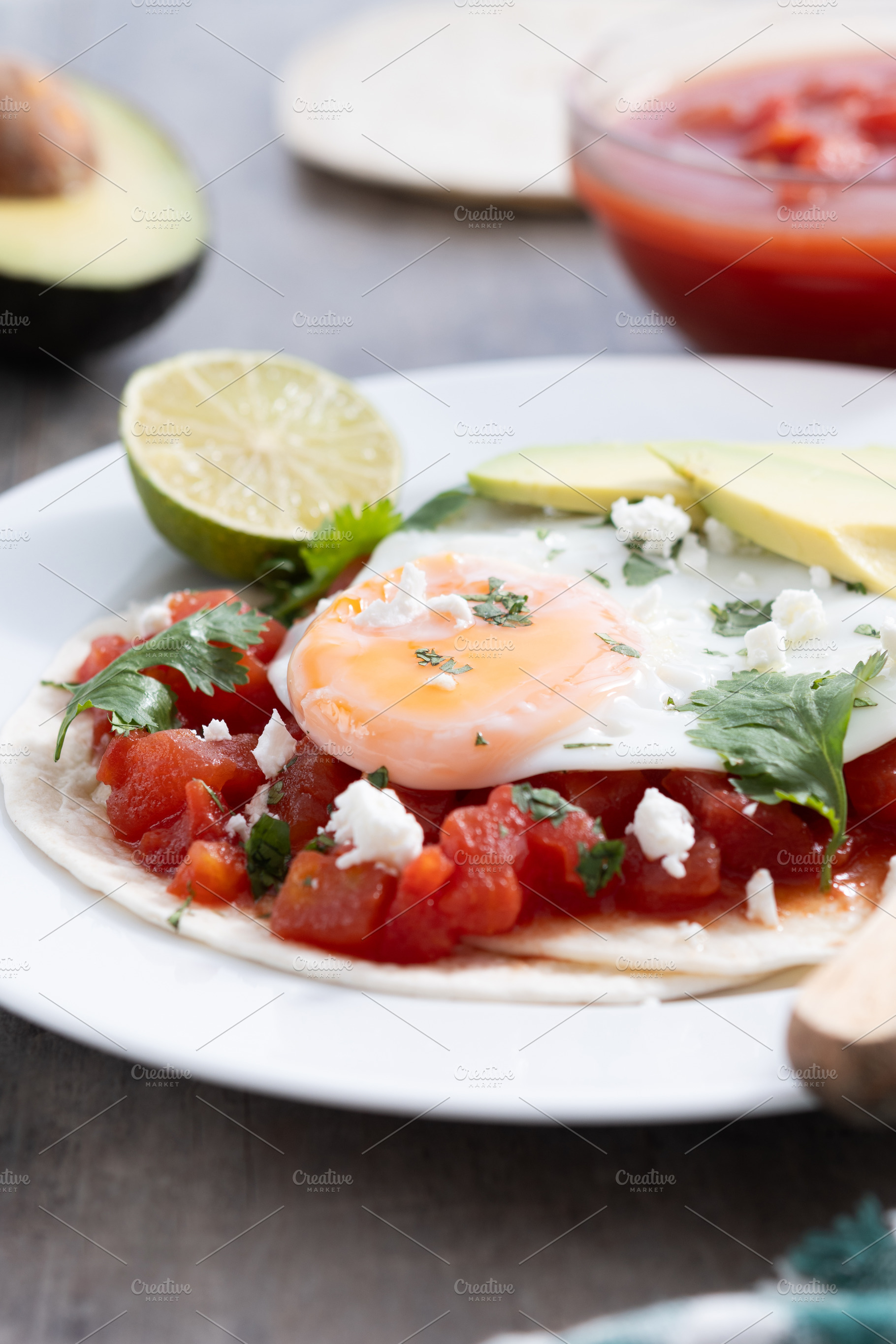 Huevos Rancheros. Traditional Mexica, a Food & Drink Photo by etorres69