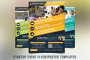 Startup Event Flyer Template, a Flyer Template by Affantjie Photowork (Thumbnail 1 of 6)