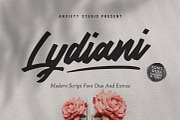 Lydiani Typeface // Font Duo, a Sans Serif Font by Anxiety Studio (Thumbnail 2 of 20)