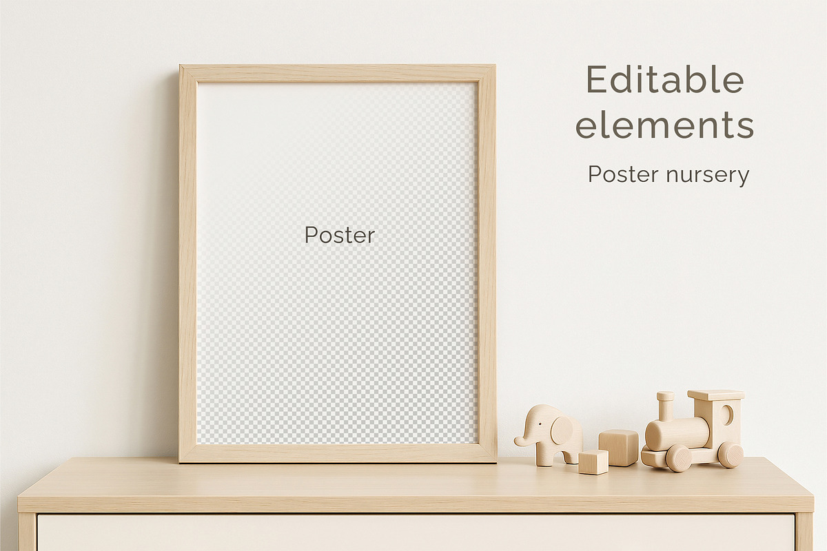 Kids Room Mockup PSD. Wall, Textile, a Product Mockup by Alisles (Photo 5 of 12)