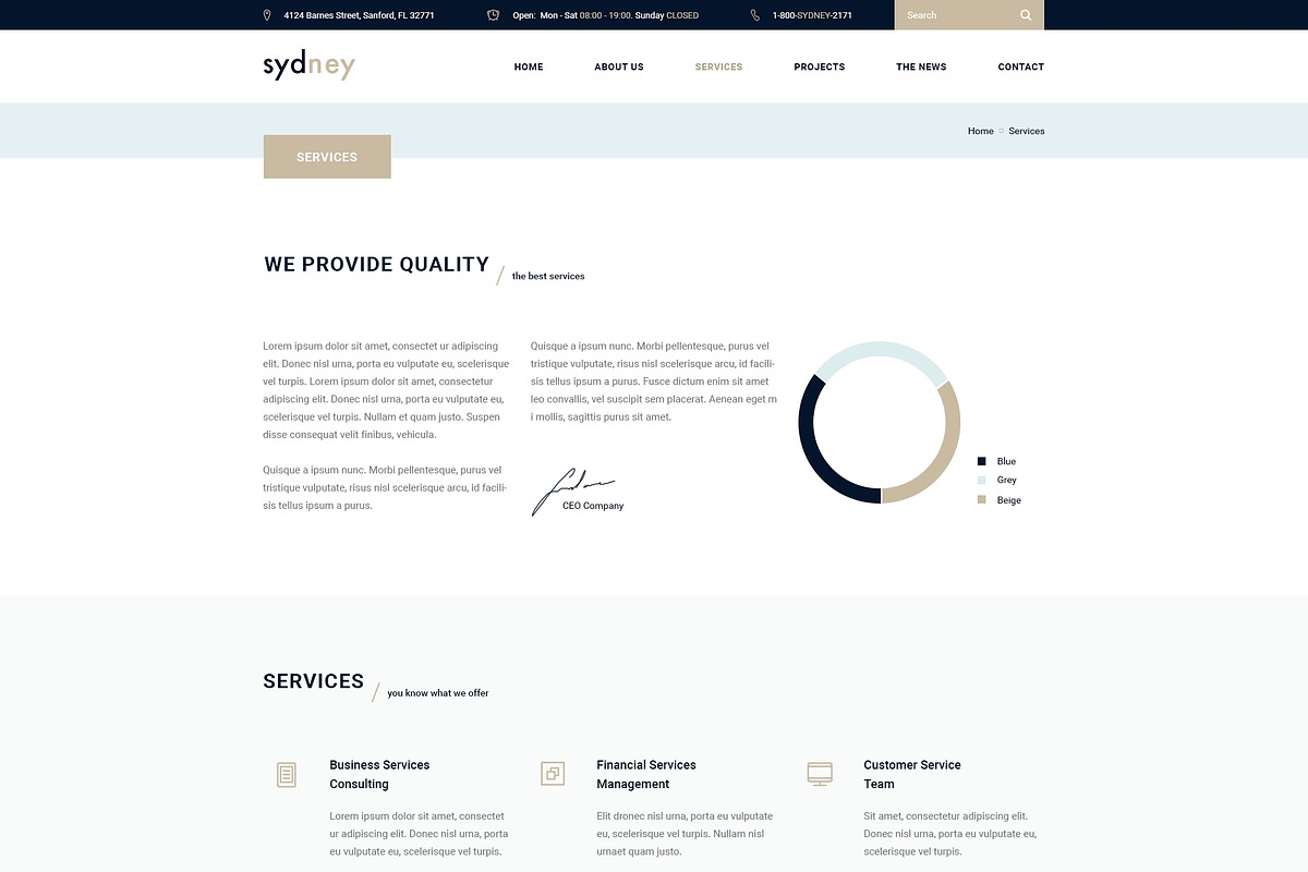 Sydney- Premium Finance/Business PSD, a Websites & App Template by Milo Studio (Photo 10 of 18)