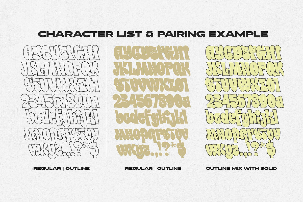 Beardvans - Throw-Up Graffiti Font, a Sans Serif Font by Typia Nesia (Photo 11 of 12)