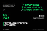 Zyper - Futuristic Display Font, a Font by Inviline.co (Thumbnail 6 of 7)