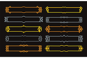 Frames medieval game ui. Empty, an Object Illustration by Things for designers