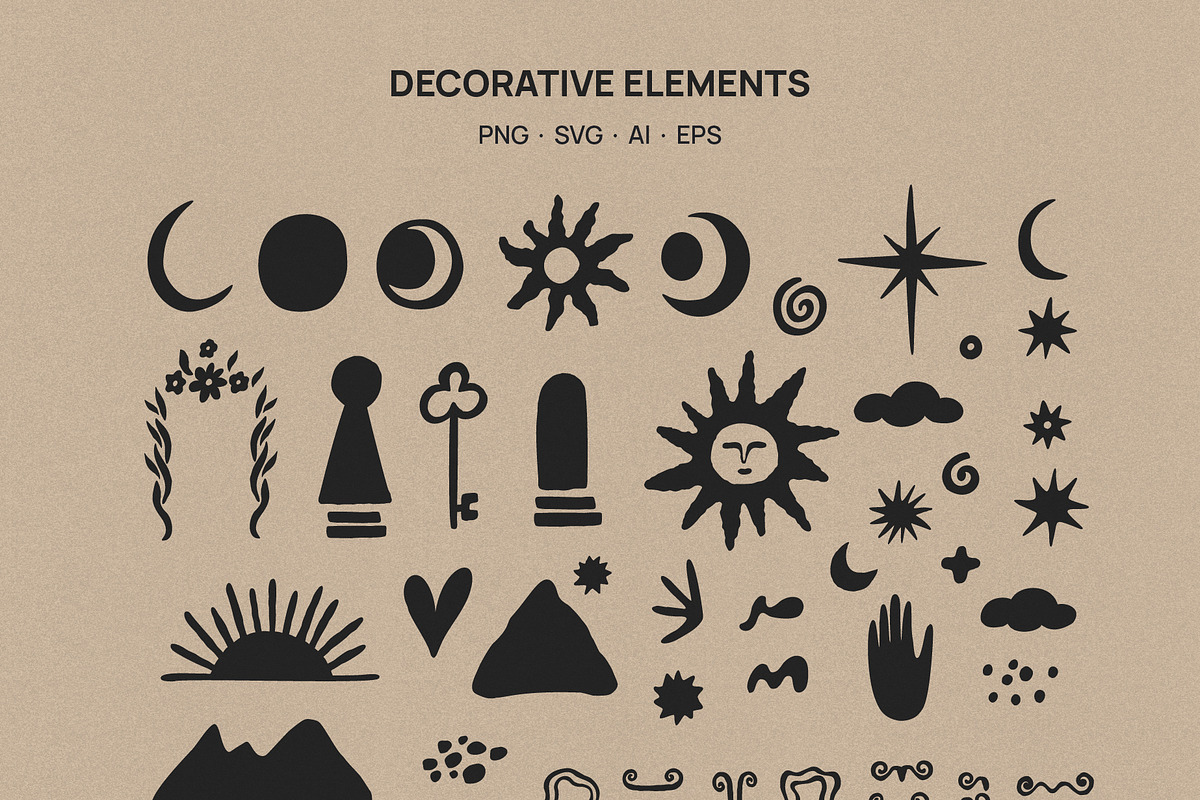 Dreamlike Folk Art Illustrations, an Object Illustration by happpydesign (Photo 10 of 15)