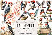 Downy Woodpecker Clipart, Cute Woodp, an Illustration by CreationArt (Thumbnail 1 of 5)