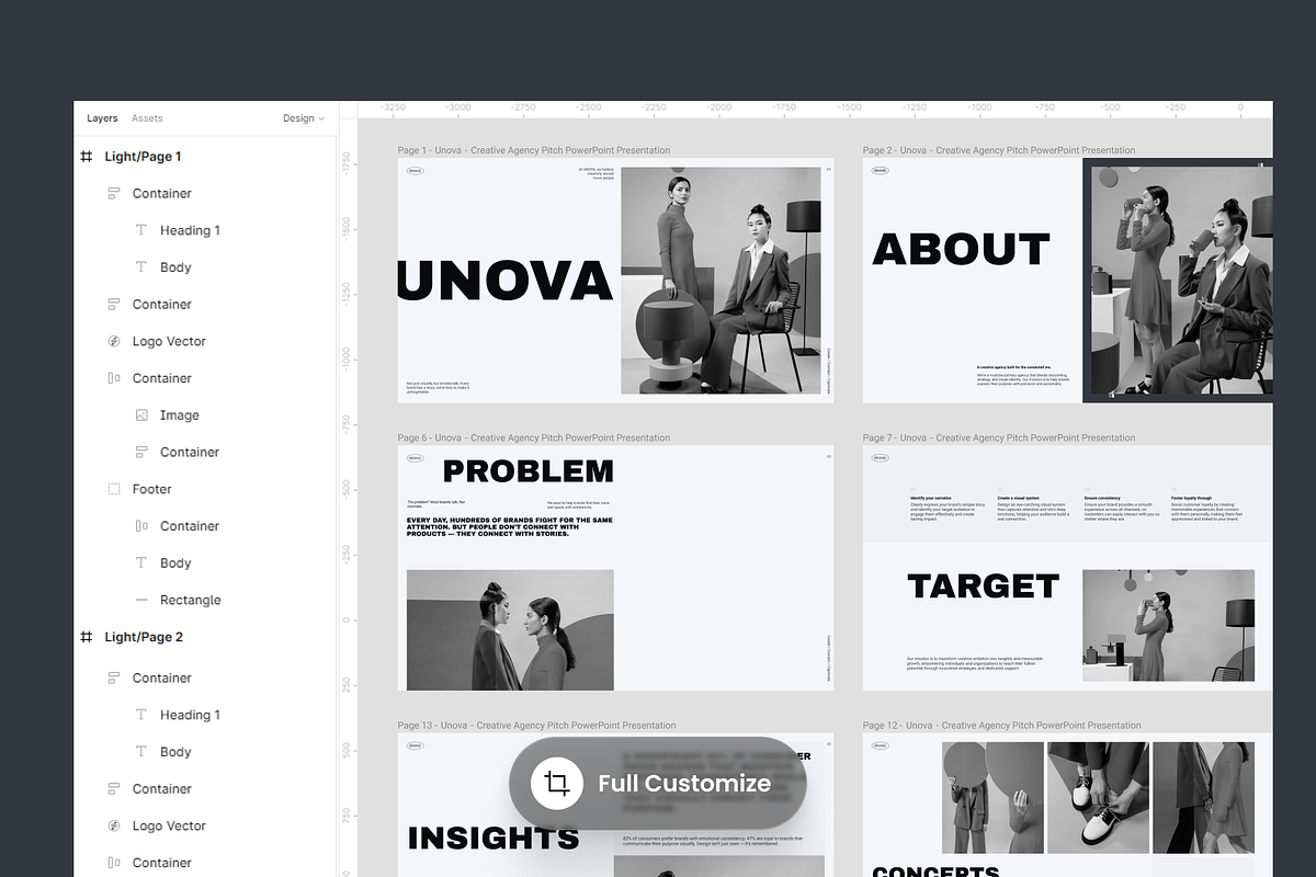 Unova - Creative Agency Pitch, a Presentation Template by SLAB! Design (Photo 2 of 9)