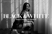 10 BLACK and WHITE Lightroom Presets, a Preset Add-On by MaPresets (Thumbnail 1 of 14)