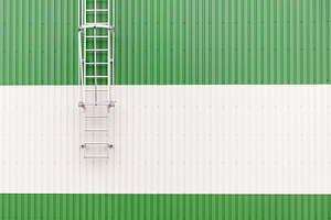 Minimalist industrial warehouse wall, an Architecture Photo by BOOCYS
