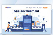 Landing page templates, an Education Illustration by Creative Graphics (Thumbnail 2 of 12)