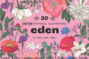 Garden Botanical Illustrations, a Decorative Illustration by likorbut (Thumbnail 1 of 6)