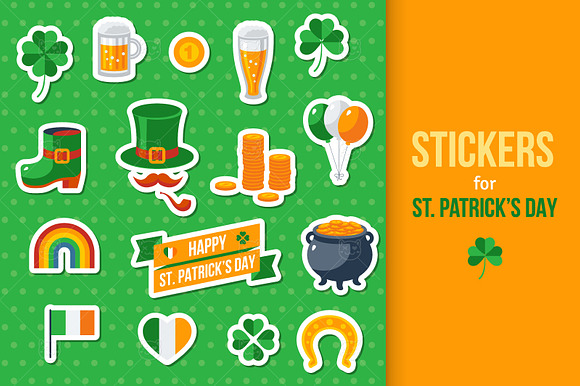 St.Patricks Day Stickers