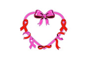 Valentine Heart Frame Bow Collection, a Person Illustration by Designer_Momina (Thumbnail 4 of 17)