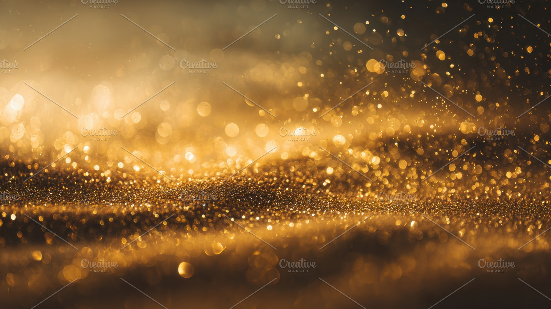 Golden particles shimmering in light, a Photo by Beautiful things