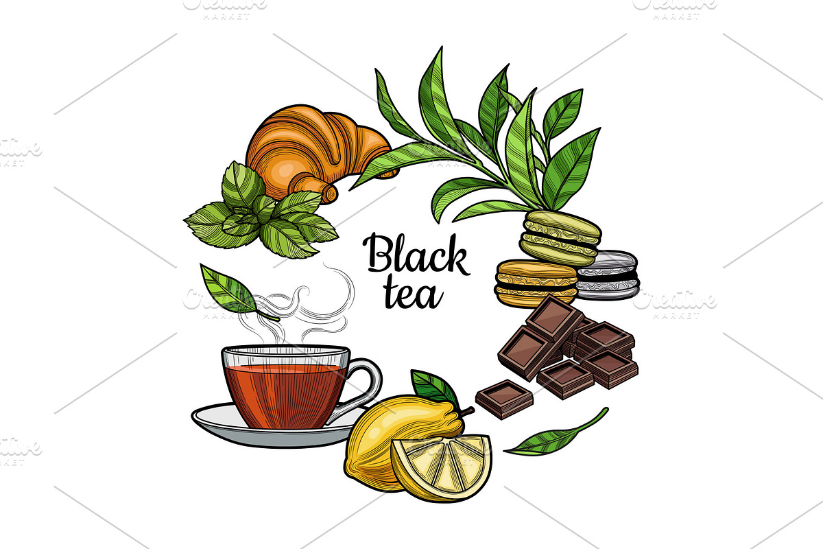 Coffee, cacao, tea., an Object Graphic by VitalinaGofman (Photo 6 of 11)