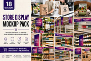 Store Display Mockup Pack, an Advertising Mockup by McLittle Stock (Thumbnail 1 of 19)